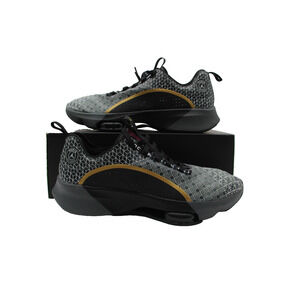 Paris Saint-Germain Shoes Mens US 15 Black Gold Soccer Nike Jordan Air Zoom PSG